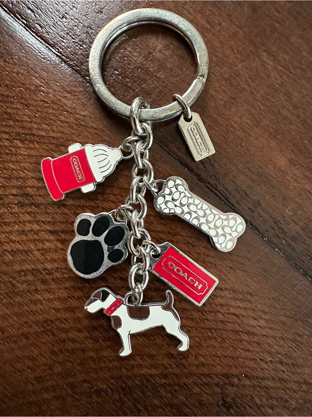 Coach Pet Multi Charm Key Fob F92114
